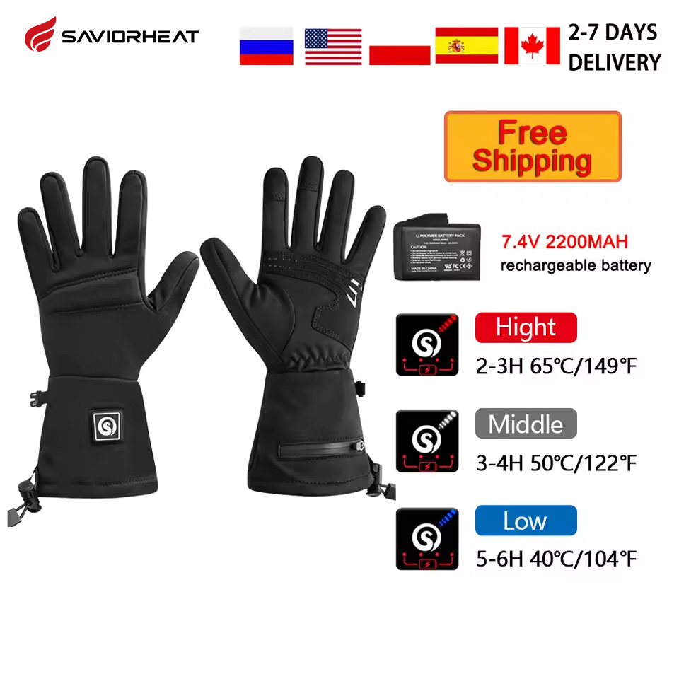 Snow Deer S18 Winter Heated Gl - đánh giá và giá Motorcycle Glove Knuckle