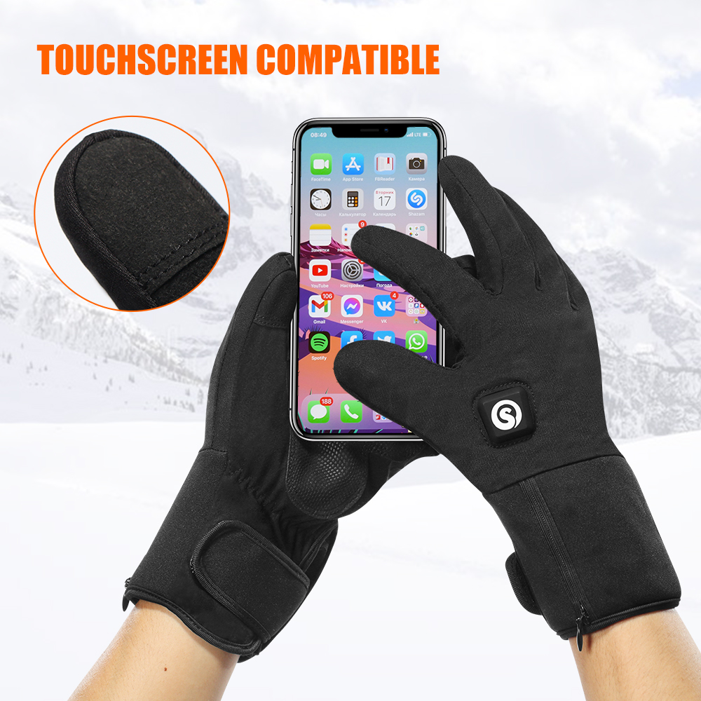 Winter Electric Heated Gloves  - đánh giá và giá Ski Glove Waterproof